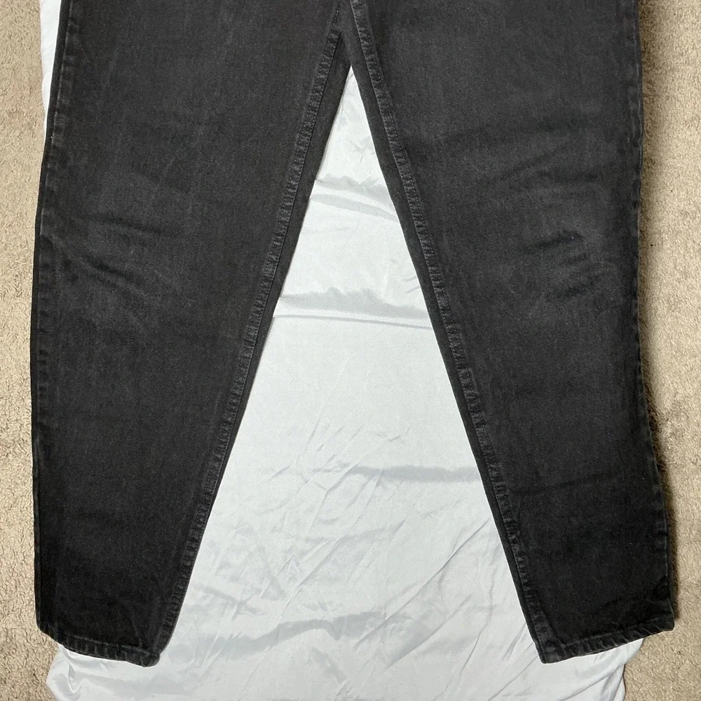 Levi's 560 Jeans Mens 33x32‎ Black Orange Tab Loose Fit Tapered Leg Made in USA